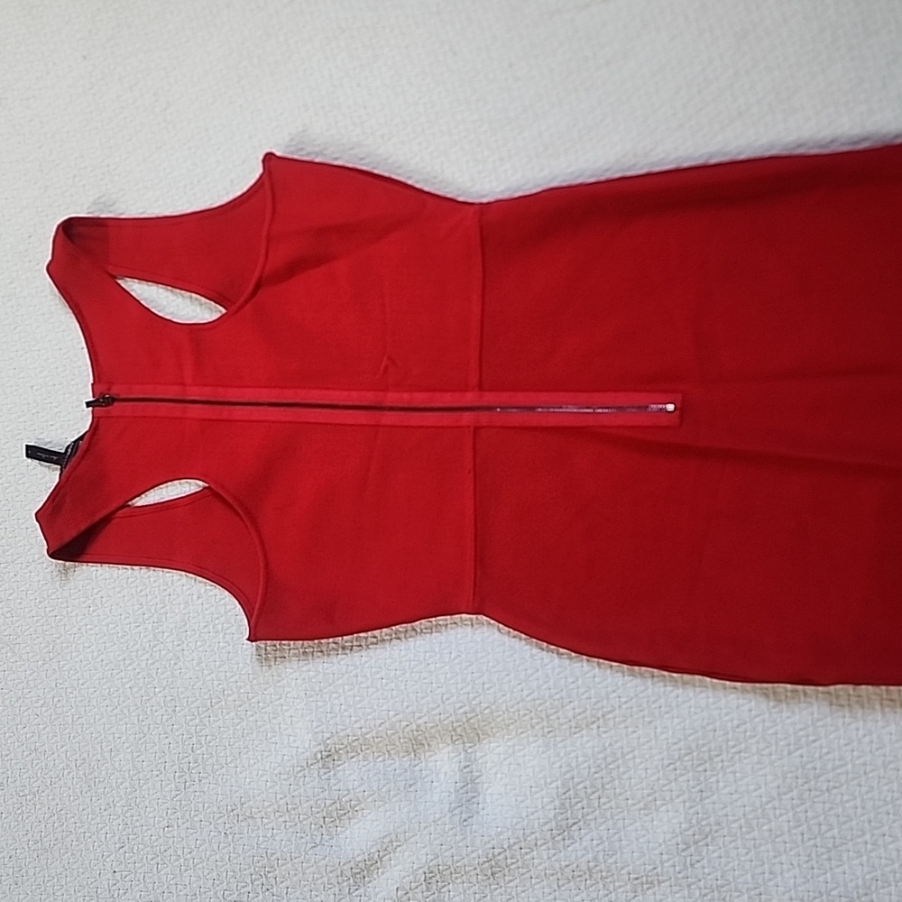 BCBG RioRed Gisela Bodycon Mini RacerBack M - Picture 4 of 6